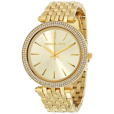 gold michael kors ladies watch|Michael Kors small gold watch.